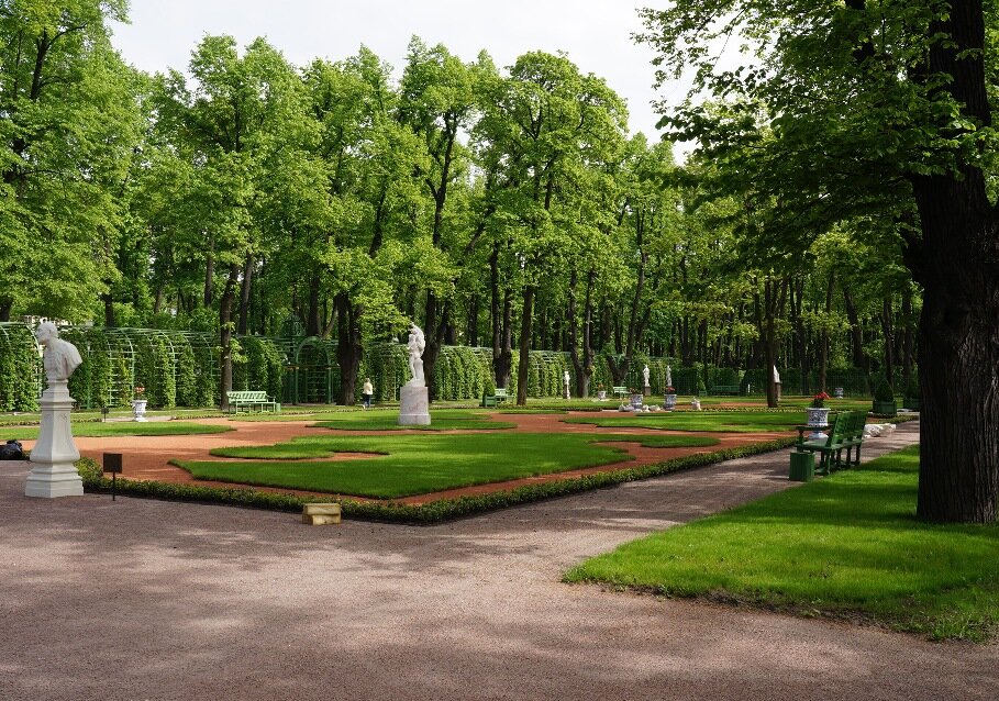 Summer park in StPetersburg